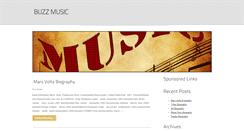 Desktop Screenshot of buzzmusic.com